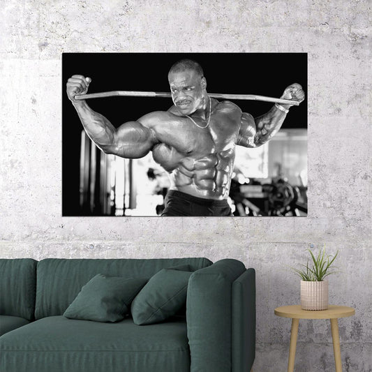 Chris Cormier Black And White Famous Oldschool Bodybuilder Poster Bodybuilding Workout HD Photo Print Motivational Gym Decor Athletes Icon Wall Art Weightlifting Artwork - xonomax