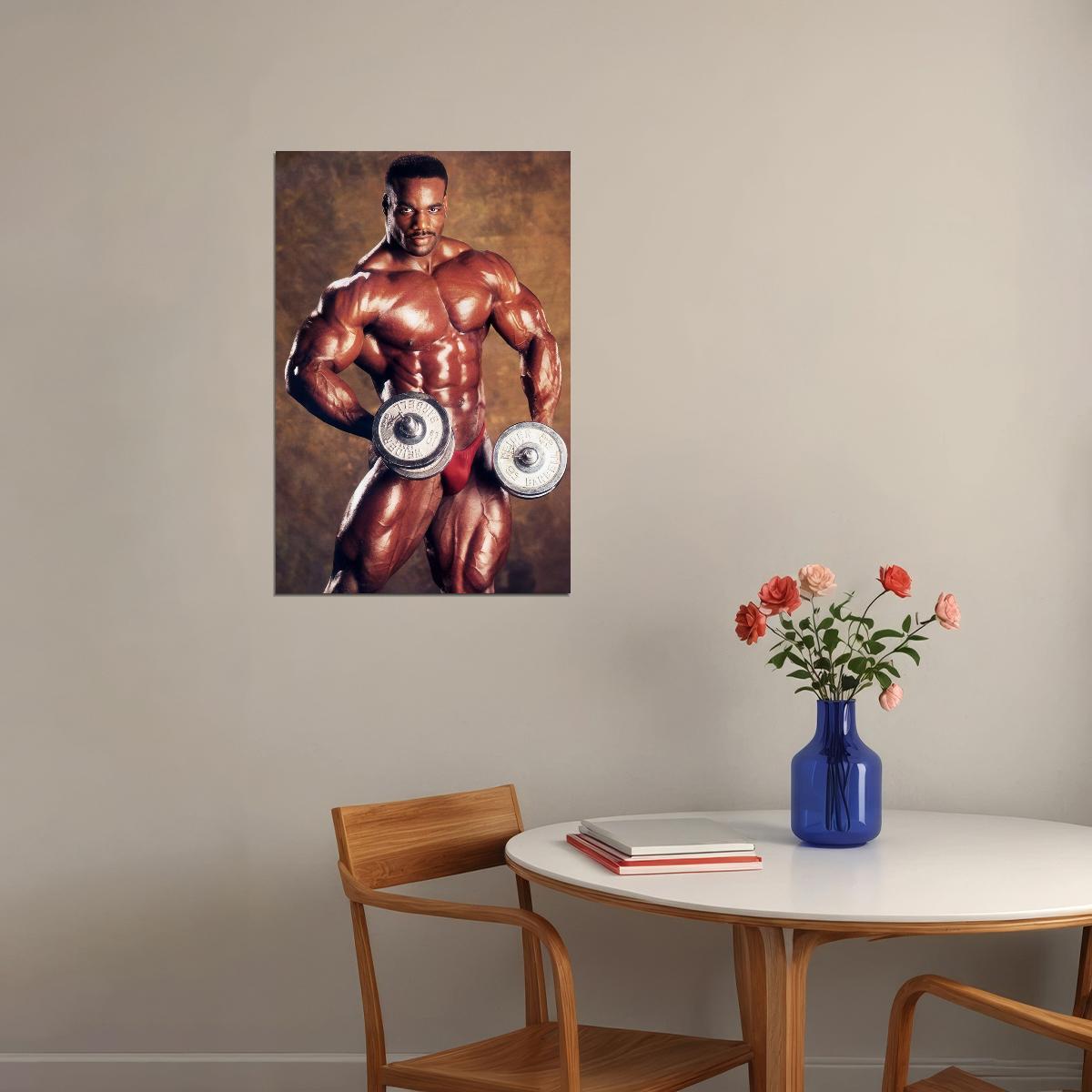 Chris Cormier Famous Oldschool Bodybuilder Poster Bodybuilding Workout HD Photo Print Motivational Gym Decor Athletes Icon Wall Art Weightlifting Artwork Gifts for Fitness Lovers - xonomax