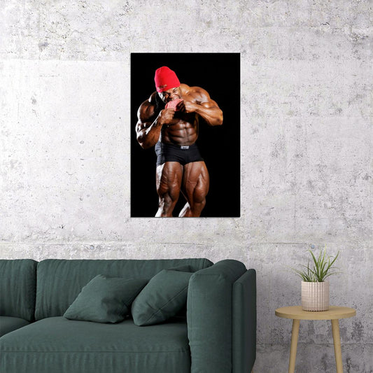 Kai Greene Famous Bodybuilder Poster Bodybuilding Workout HD Photo Print Inspirational Gym Decor Athletes Icon Wall Art Weightlifting Artwork Gifts for Fitness Lovers - xonomax