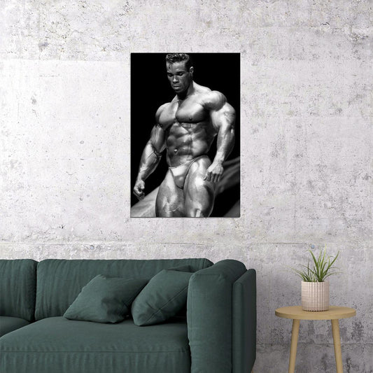 Kevin Levrone Black And White Bodybuilder Poster Bodybuilding Workout HD Photo Print Motivational Gym Decor Athletes Icon Wall Art Weightlifting Artwork Gifts for Fitness Lovers - xonomax