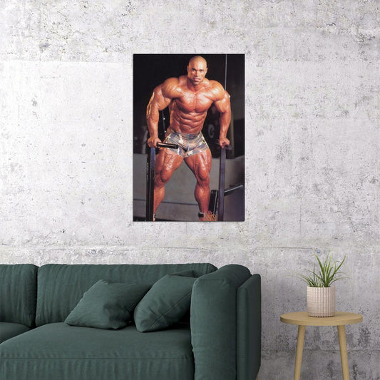 Kevin Levrone Bodybuilder Poster Bodybuilding Workout HD Photo Print Inspirational Gym Decor Athletes Icon Wall Art Weightlifting Artwork Gifts for Fitness Lovers - xonomax