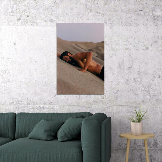 Andrew Garfield Photo Print Shirtless Celebrity Poster Hollywood Handsome Man Wall Art Hot Male Model Aesthetic Wall Decor for Bedroom Living Room - xonomax