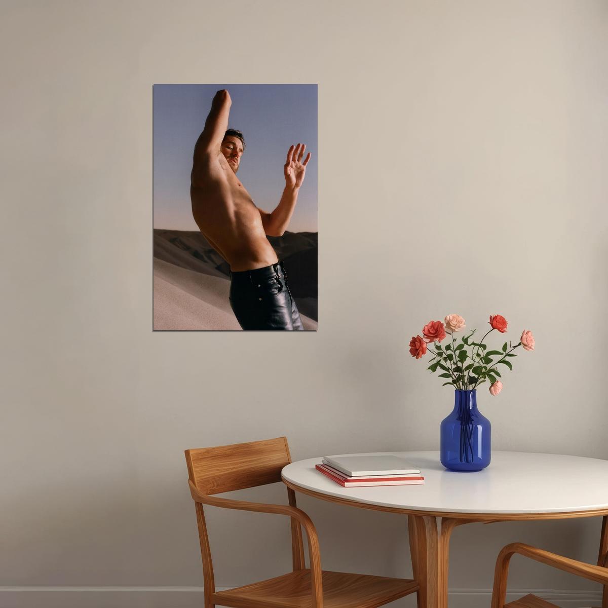 Andrew Garfield Poster Photo Print Shirtless Hollywood Celebrity Handsome Man Wall Art Stylish Male Model Aesthetic Wall Decor for Bedroom Living Room - xonomax