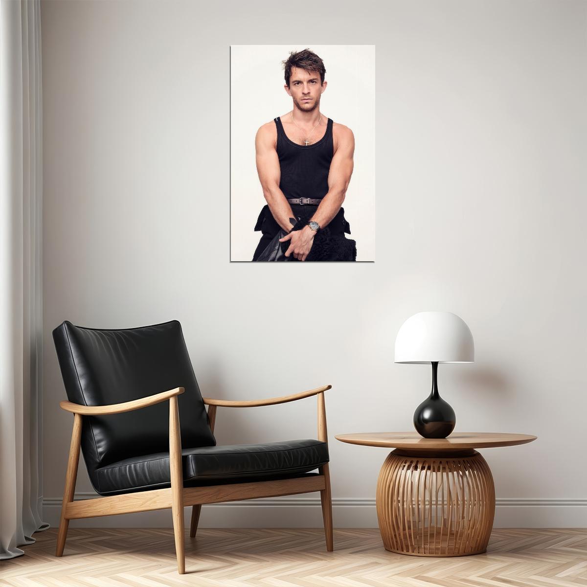 Jonathan Bailey Fashion Photo Print Gay Icon Hollywood Celebrity Poster Handsome Man Wall Art Hot Male Model Aesthetic Decor for Bedroom Living Room