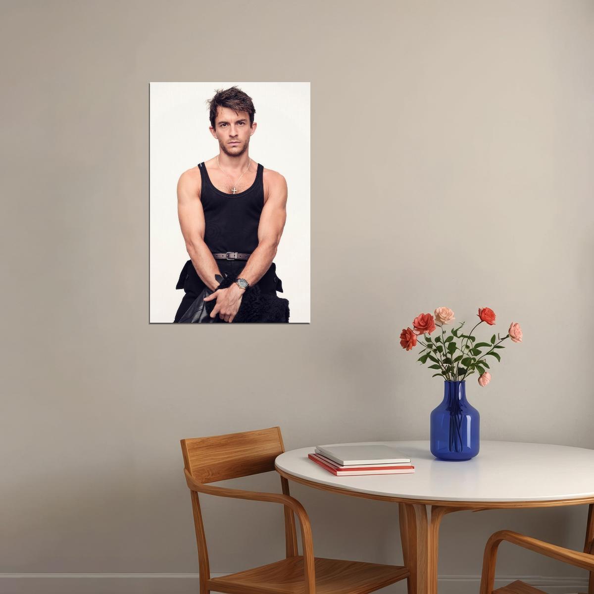 Jonathan Bailey Fashion Photo Print Gay Icon Hollywood Celebrity Poster Handsome Man Wall Art Hot Male Model Aesthetic Decor for Bedroom Living Room