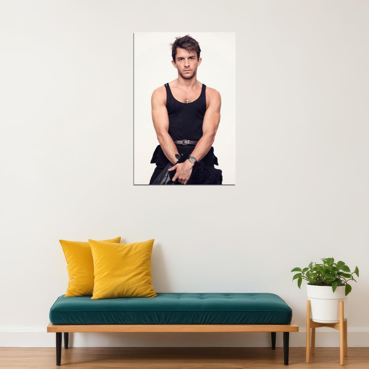 Jonathan Bailey Fashion Photo Print Gay Icon Hollywood Celebrity Poster Handsome Man Wall Art Hot Male Model Aesthetic Decor for Bedroom Living Room