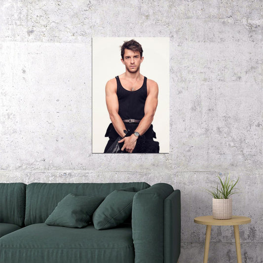 Jonathan Bailey Fashion Photo Print Gay Icon Hollywood Celebrity Poster Handsome Man Wall Art Hot Male Model Aesthetic Decor for Bedroom Living Room - xonomax