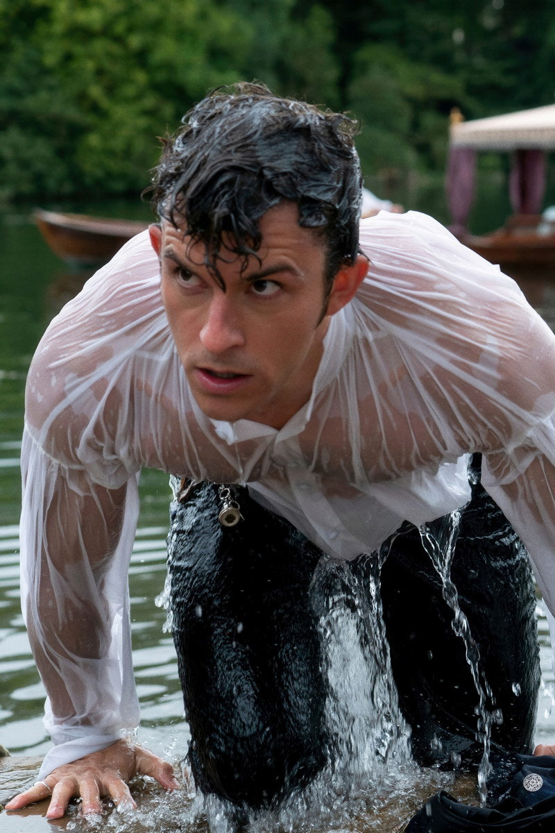 Jonathan Bailey Wet Shirt Photo Print Gay Icon Hollywood Celebrity Poster Handsome Man Wall Art Hot Male Aesthetic Decor for Bedroom Living Room