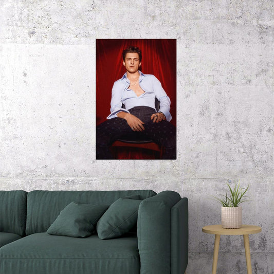 Tom Holland Stylish Photo Print Hollywood Celebrity Poster Handsome Man Wall Art Hot Male Model Aesthetic Decor for Bedroom Living Room - xonomax