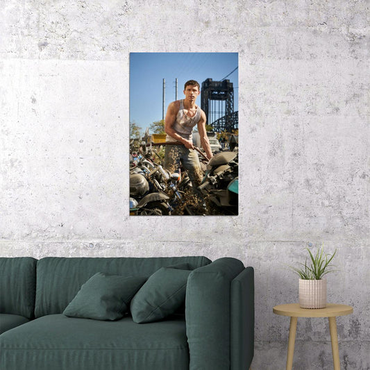 Tom Holland Action Movie Scene Photo Print Hollywood Celebrity Poster Handsome Man Wall Art Hot Male Aesthetic Decor for Bedroom Living Room - xonomax