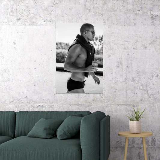 Channing Tatum Cool Sunglasses Photo Print Hollywood Celebrity Poster Handsome Man Wall Art Hot Male Model Aesthetic Decor for Bedroom Living Room - xonomax