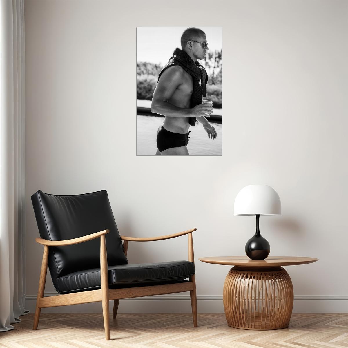 Channing Tatum Cool Sunglasses Photo Print Hollywood Celebrity Poster Handsome Man Wall Art Hot Male Model Aesthetic Decor for Bedroom Living Room - xonomax