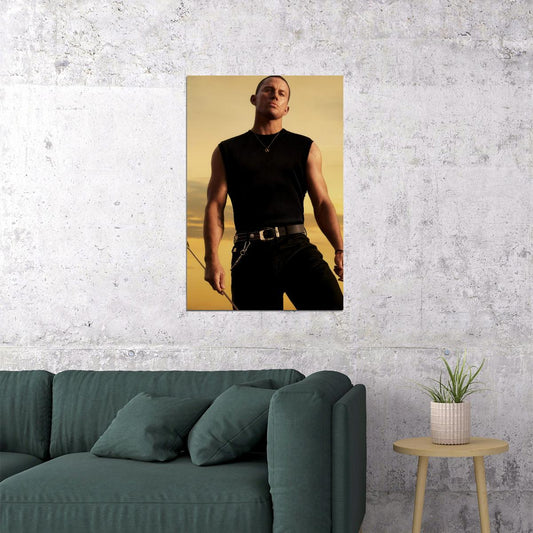 Channing Tatum Cowboy Aesthetic Photo Print Hollywood Celebrity Poster Handsome Man Wall Art Hot Male Model Aesthetic Decor for Bedroom Living Room - xonomax