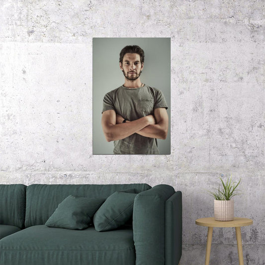 Ben Barnes Stylish Photo Print Hollywood Celebrity Poster Handsome Man Wall Art Hot Male Model Aesthetic Decor for Bedroom Living Room - xonomax