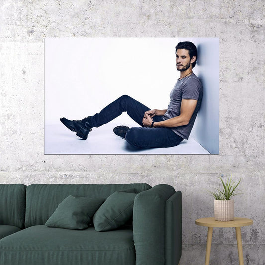 Ben Barnes Casual Modern Photo Print Hollywood Celebrity Poster Handsome Man Wall Art Hot Male Model Aesthetic Decor for Bedroom Living Space - xonomax