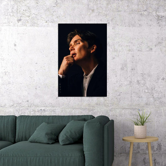 Cillian Murphy Classic Look Photo Print Hollywood Celebrity Poster Handsome Man Wall Art Hot Male Actor Aesthetic Decor for Bedroom Living Room - xonomax