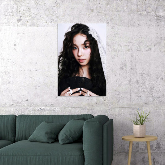 Aespa Karina Poster Fashion Photo Print K-Pop Home Decor For Living Room Aesthetic Kpop Female Girl Group - xonomax