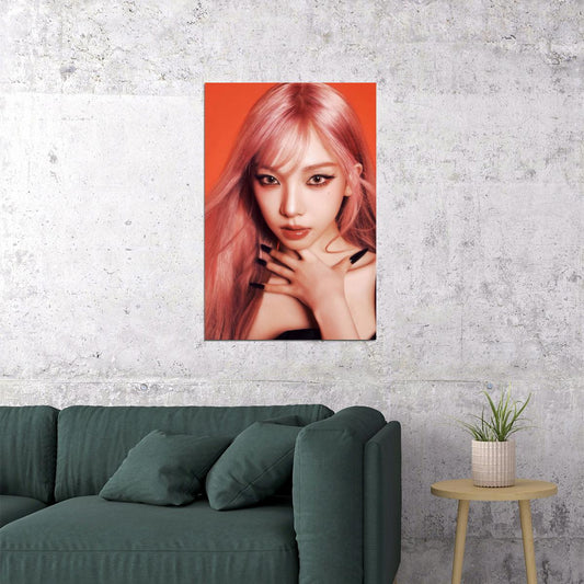 Aespa Karina Poster Fashion Photo Print K-Pop Home Decor For Living Room Aesthetic Kpop Female Girl Group - xonomax