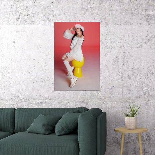 Aespa Ningning Poster Fashion Photo Print K-Pop Home Decor For Living Room Aesthetic Kpop Female Girl Group - xonomax