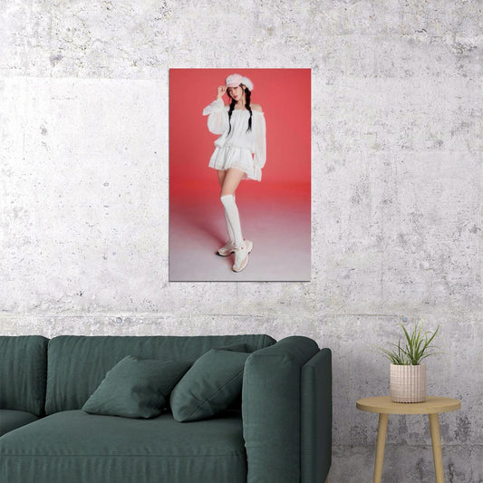Aespa Ningning Poster Fashion Photo Print K-Pop Home Decor For Living Room Aesthetic Kpop Female Girl Group - xonomax
