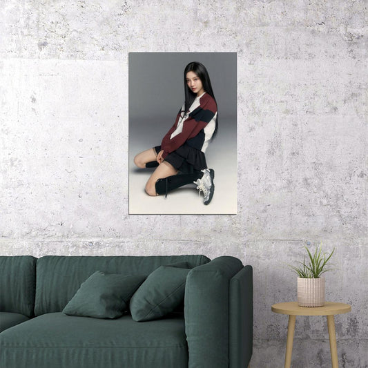 Aespa Ningning Poster Fashion Photo Print K-Pop Home Decor For Living Room Aesthetic Kpop Female Girl Group - xonomax