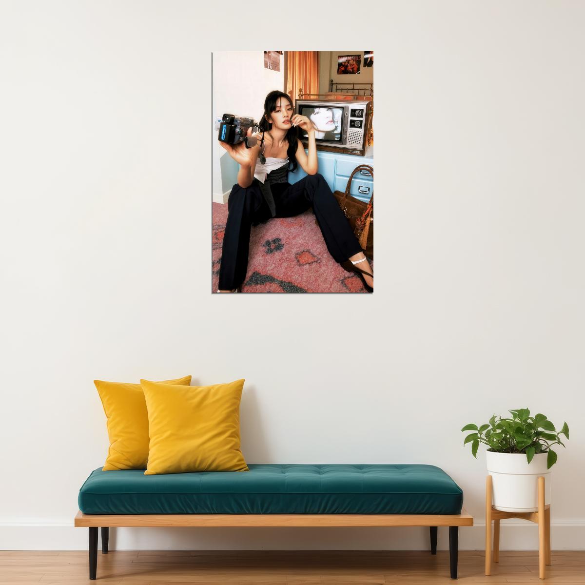 (G)I-Dle Minnie Fashion Photo Print K-Pop Home Decor For Living Room Aesthetic Kpop Female Girl Group