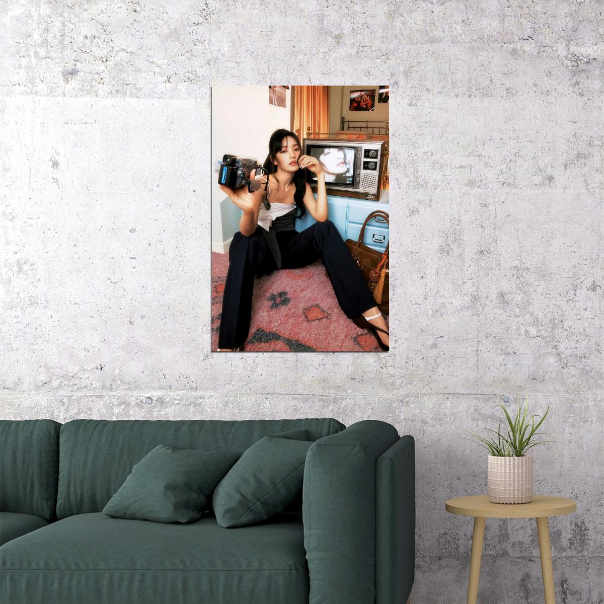 (G)I-Dle Minnie Fashion Photo Print K-Pop Home Decor For Living Room Aesthetic Kpop Female Girl Group
