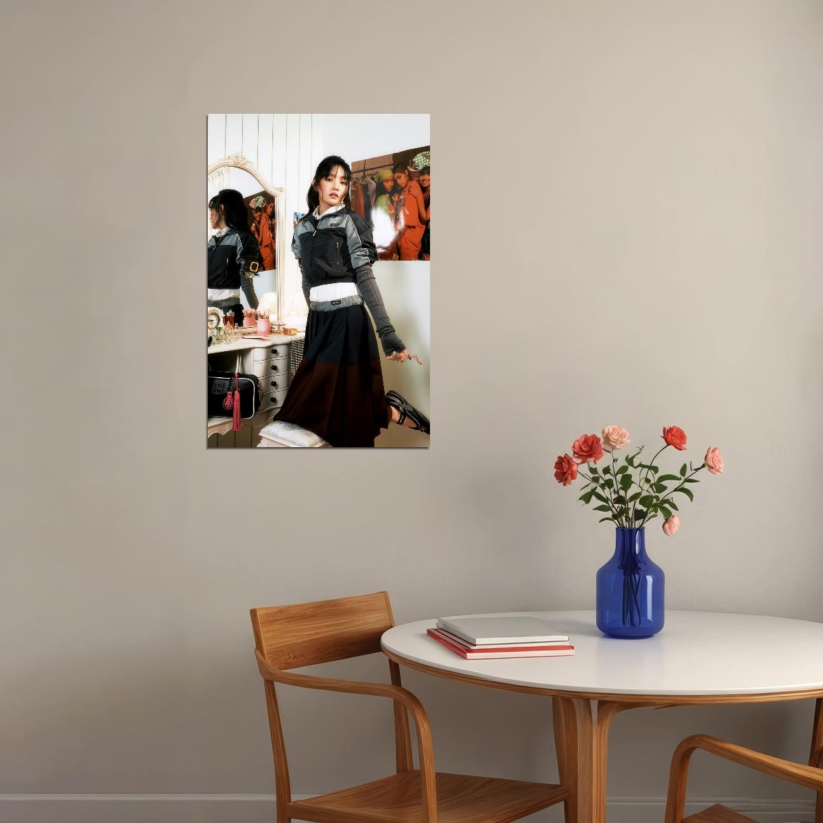 (G)I-Dle Minnie Fashion Photo Print K-Pop Home Decor For Living Room Aesthetic Kpop Female Girl Group