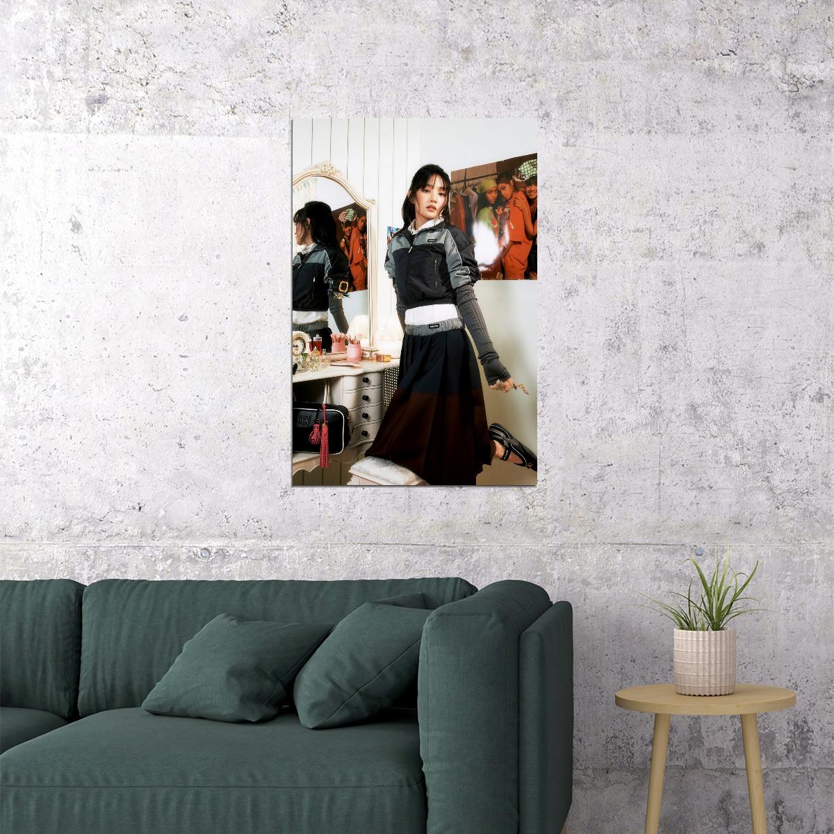 (G)I-Dle Minnie Fashion Photo Print K-Pop Home Decor For Living Room Aesthetic Kpop Female Girl Group