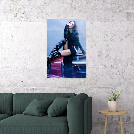 Chungha Alivio Poster Album Concept Photo Print K-Pop Home Decor For Living Room Aesthetic Kpop Female Girl Group - xonomax