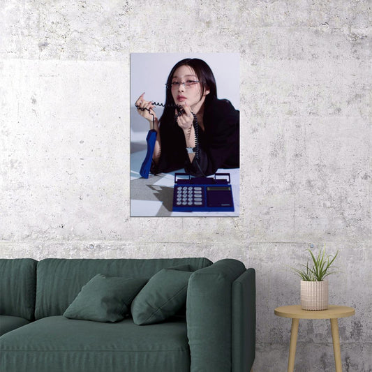 Chungha Alivio Poster Album Concept Photo Print K-Pop Home Decor For Living Room Aesthetic Kpop Female Girl Group - xonomax