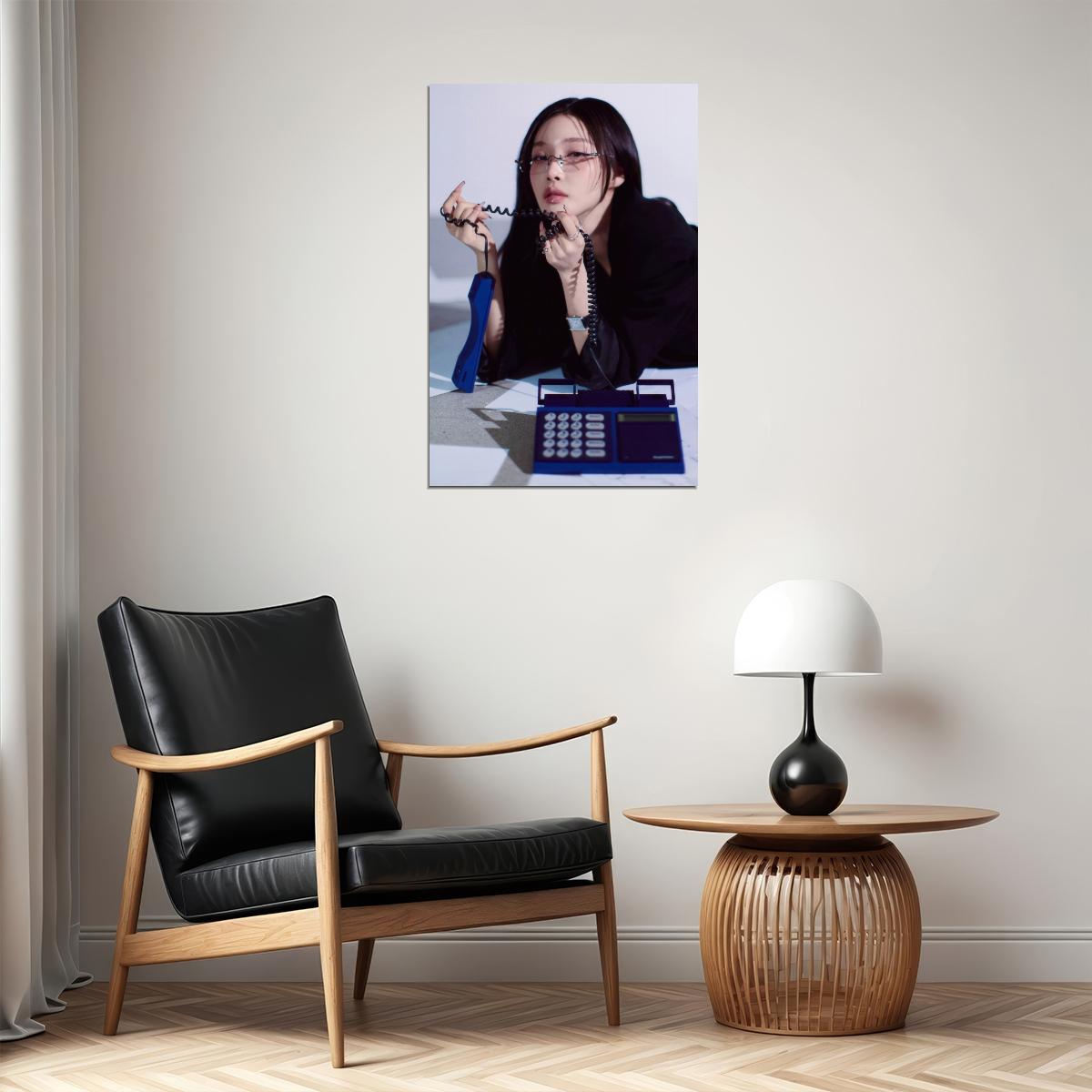Chungha Alivio Poster Album Concept Photo Print K-Pop Home Decor For Living Room Aesthetic Kpop Female Girl Group - xonomax