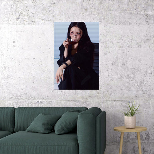 Chungha Alivio Poster Album Concept Photo Print K-Pop Home Decor For Living Room Aesthetic Kpop Female Girl Group - xonomax