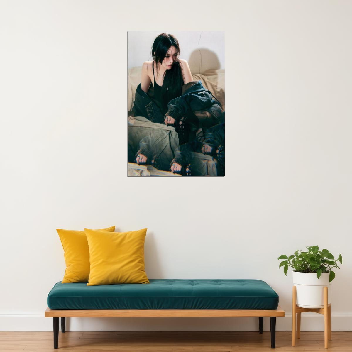 Chungha Alivio Poster Album Concept Photo Print K-Pop Home Decor For Living Room Aesthetic Kpop Female Girl Group - xonomax