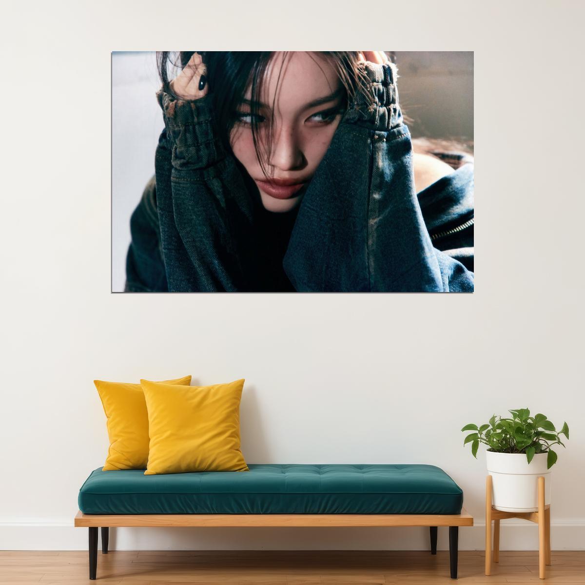 Chungha Alivio Poster Album Concept Photo Print K-Pop Home Decor For Living Room Aesthetic Kpop Female Girl Group - xonomax