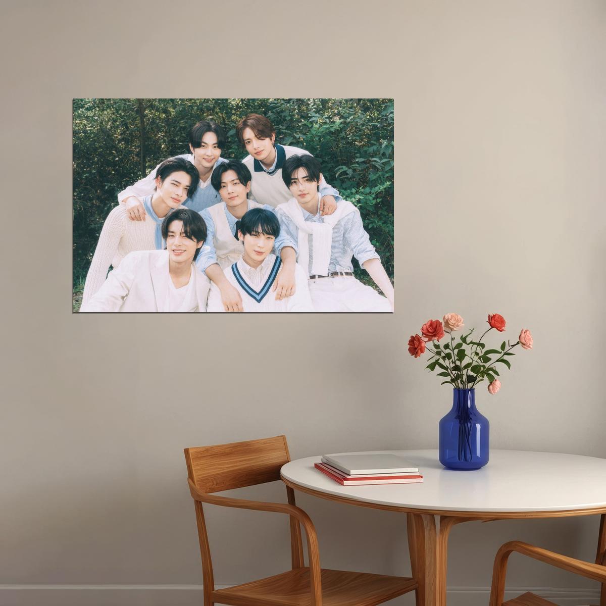 Enhypen Poster Photo Print K-Pop Home Decor For Living Room Aesthetic Kpop Male Boys Group Boy Band