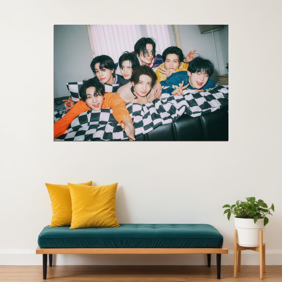 Enhypen Poster Fashion Photo Print K-Pop Home Decor For Living Room Aesthetic Kpop Male Boys Group Boy Band - xonomax