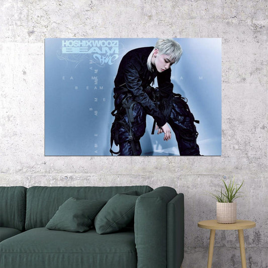 Hoshi X Woozi Poster Hoshi BEAM Album Concept Photo Print K-Pop Home Decor For Living Room Aesthetic Kpop Male Boys Group Boy Band - xonomax