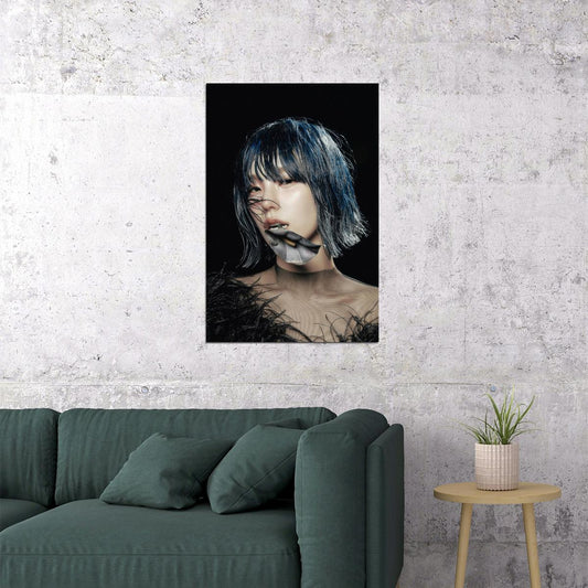 Itzy Yeji Poster Air Album Concept Photo Print K-Pop Home Decor For Living Room Aesthetic Kpop Female Girl Group - xonomax