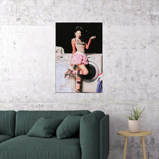 Ive Jangwonyoung Poster Empathy Album Concept Photo Print K-Pop Home Decor For Living Room Aesthetic Kpop Female Girl Group - xonomax