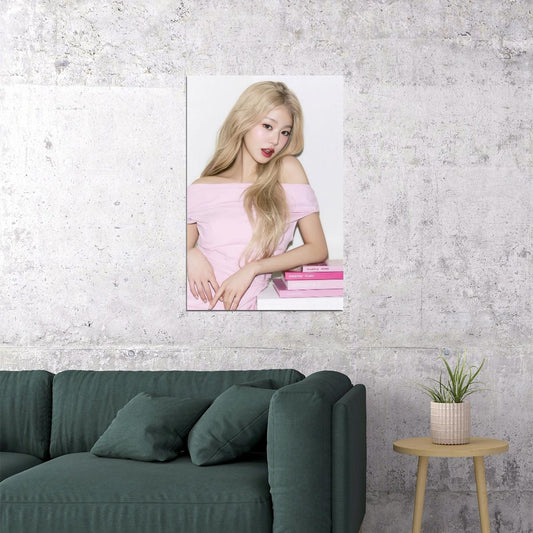 Ive Wonyoung Poster Fashion Photo Print K-Pop Home Decor For Living Room Aesthetic Kpop Female Girl Group - xonomax