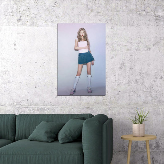 Ive Wonyoung Poster Fashion Photo Print K-Pop Home Decor For Living Room Aesthetic Kpop Female Girl Group - xonomax