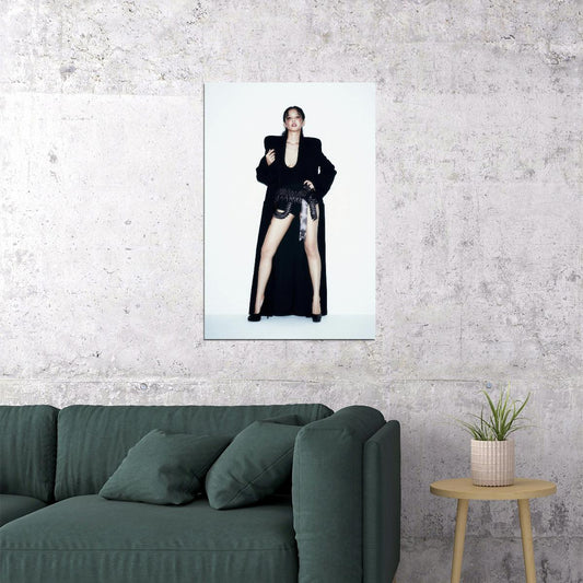 Blackpink Jennie Poster Fashion Photo Print K-Pop Home Decor For Living Room Aesthetic Kpop Female Girl Group - xonomax