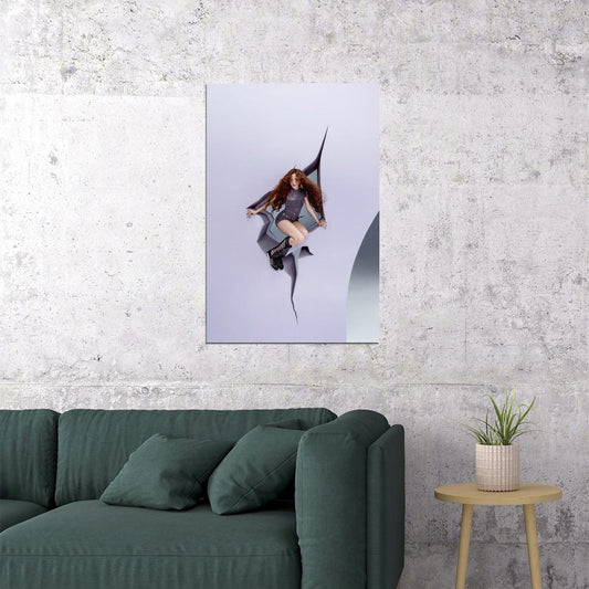 Blackpink Jisoo Poster Print K-Pop Home Decor For Living Room Aesthetic Kpop Female Girl Group - xonomax