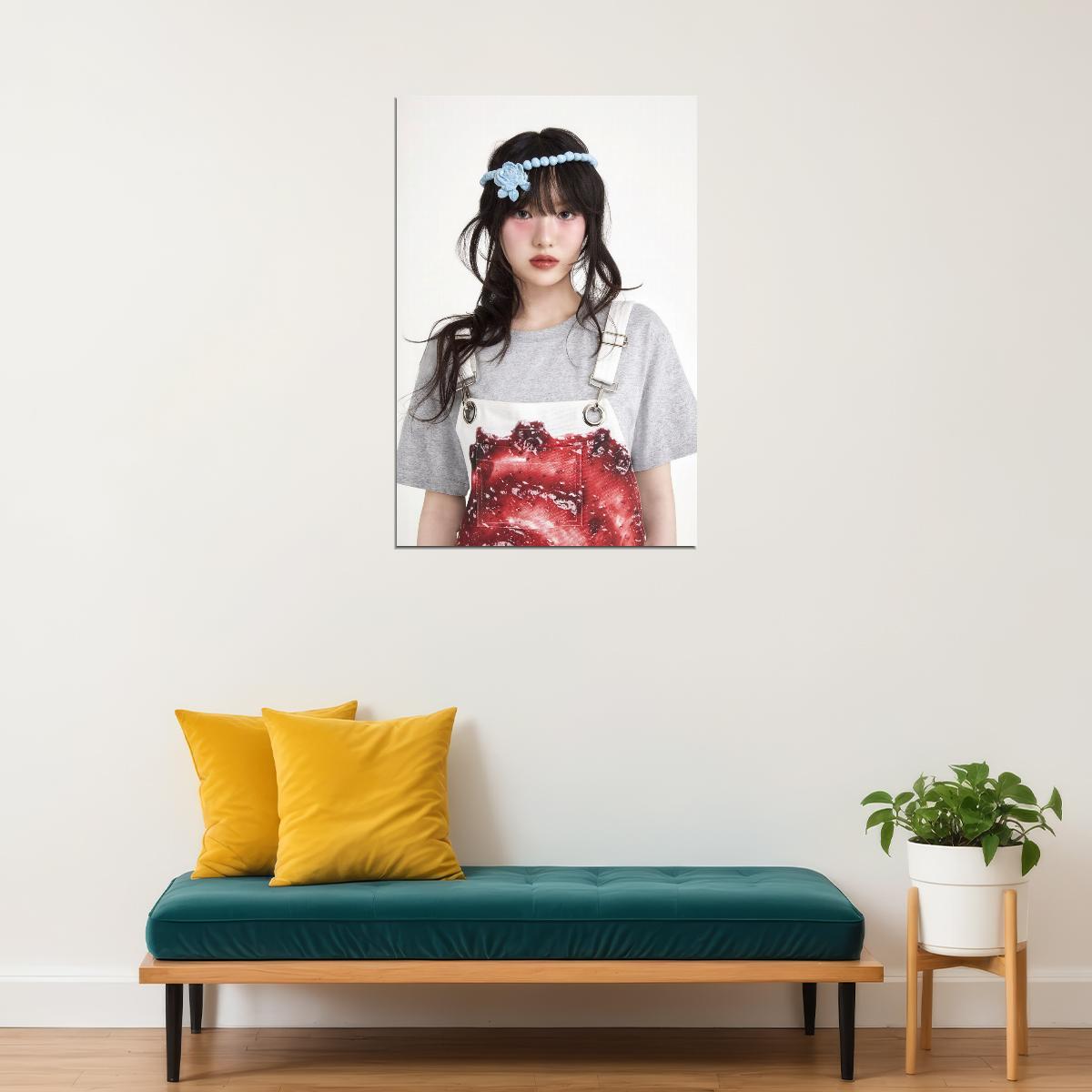 Kiiikiii Uncut Gem Poster Concept Photo Print K-Pop Home Decor For Living Room Aesthetic Kpop Female Girl Group - xonomax
