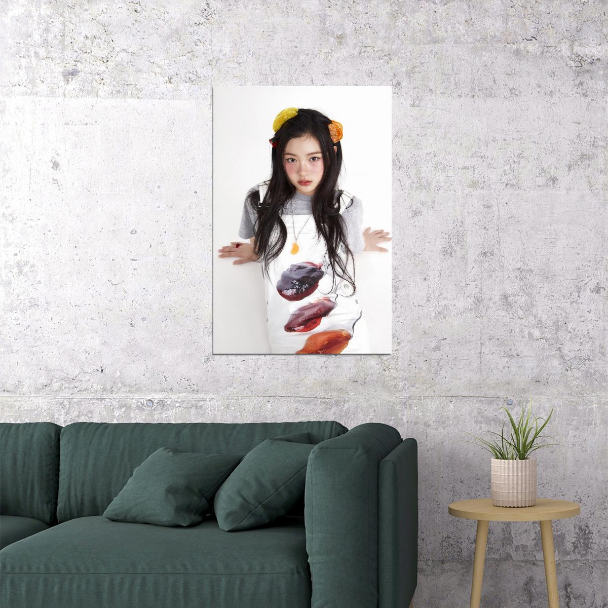 Kiiikiii Uncut Gem Poster Concept Photo Print K-Pop Home Decor For Living Room Aesthetic Kpop Female Girl Group - xonomax