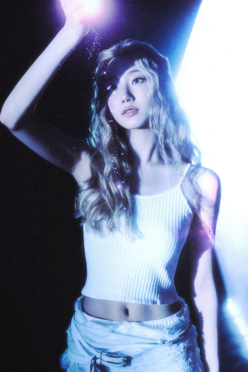 Le Sserafim Kazuha Poster Hot Album Bleached Aura Concept Photo Print K-Pop Home Decor For Living Room Aesthetic Kpop Female Girl Group - xonomax