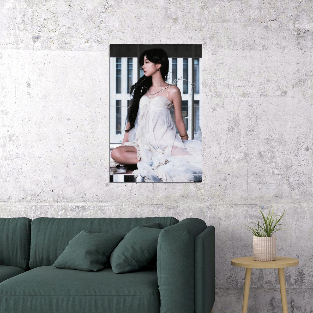 Le Sserafim Kazuha Poster Hot Album Compact Concept Photo Print K-Pop Home Decor For Living Room Aesthetic Kpop Female Girl Group - xonomax