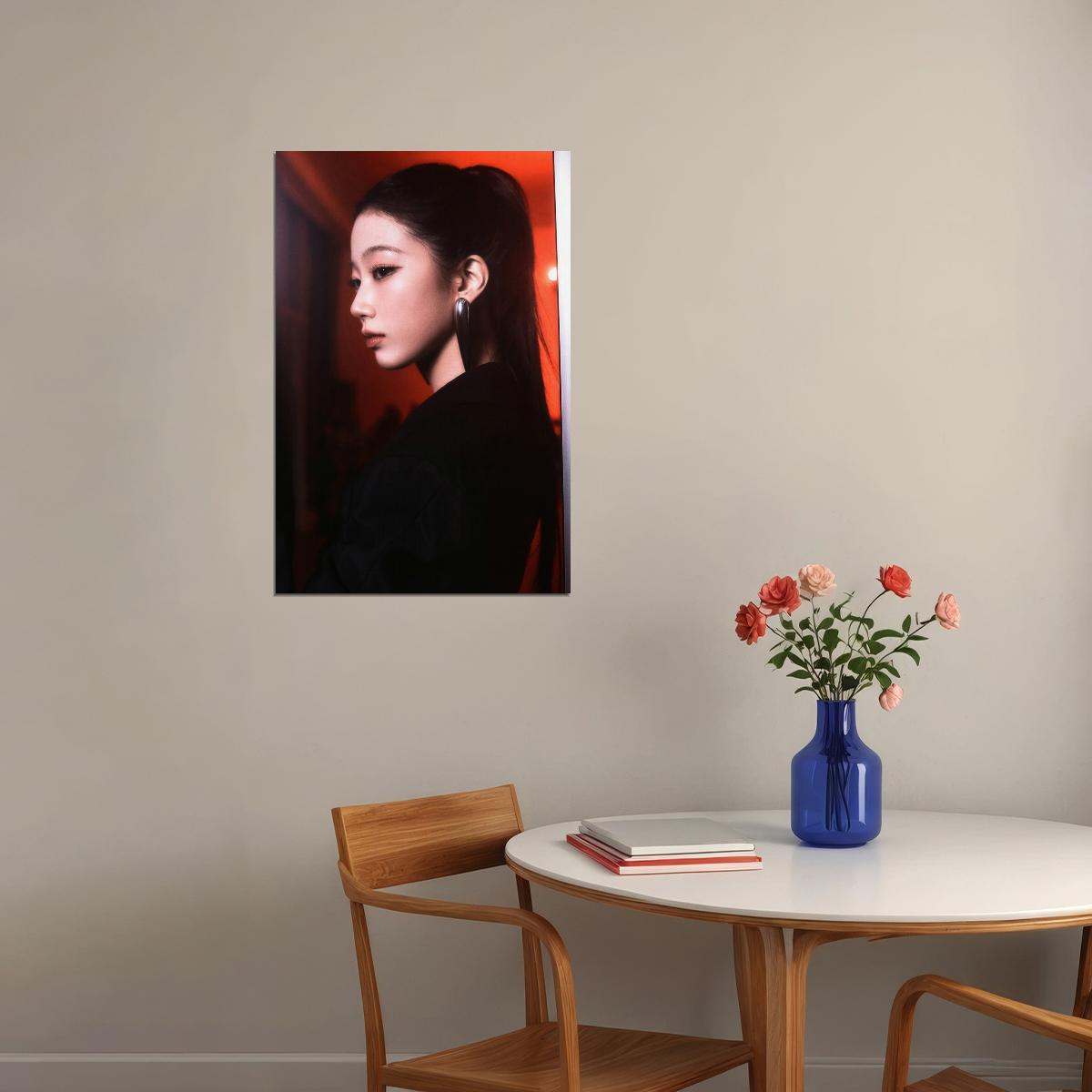 Le Sserafim Kazuha Poster Hot Album Compact Concept Photo Print K-Pop Home Decor For Living Room Aesthetic Kpop Female Girl Group - xonomax