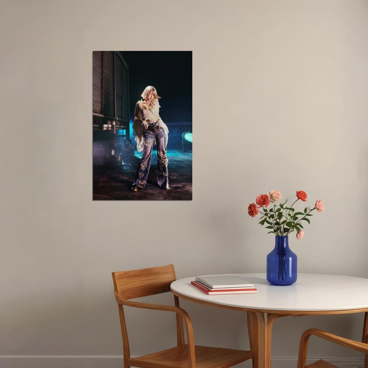 Le Sserafim Hong Eunchae Poster Hot Album Drenched Vetiver Concept Photo Print K-Pop Home Decor For Living Room Aesthetic Kpop Female Girl Group - xonomax